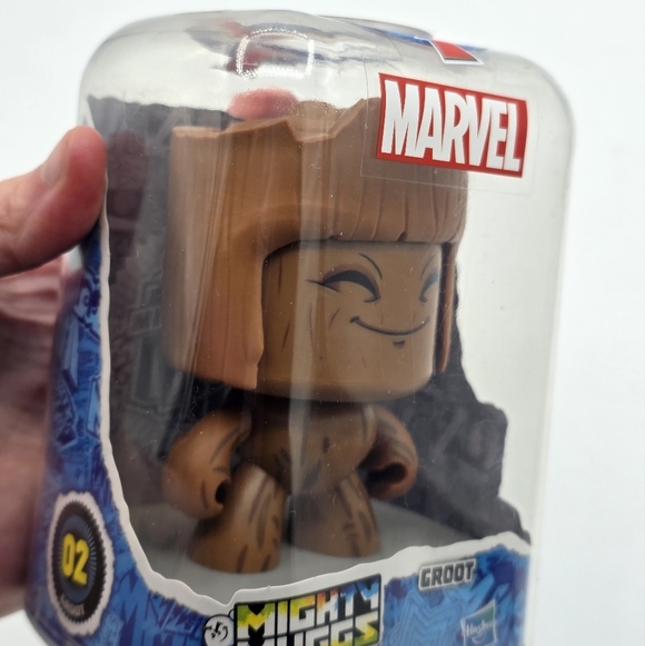 Hasbro Marvel Mighty Muggs Groot #2 Guardians Of The Galaxy Changing Face Figure - Picture 4 of 5